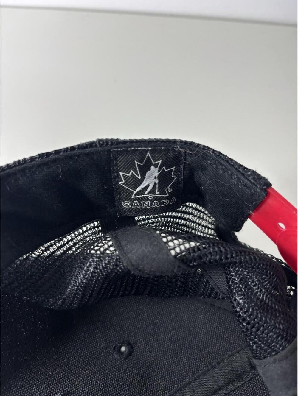 '47 Brand Men's IIHF Team Canada Hockey Retro Clean-Up Cap Red/White - Picture 6 of 7